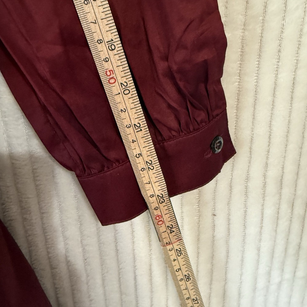 Harshman Vespera Dress Burgundy Black Size Small 100% Cotton NWT Pockets - Picture 7 of 16